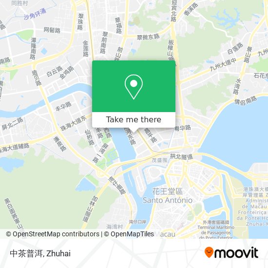 中茶普洱 map