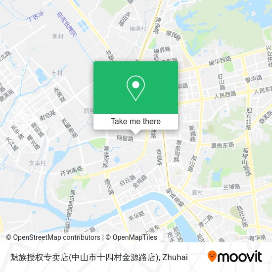 魅族授权专卖店(中山市十四村金源路店) map