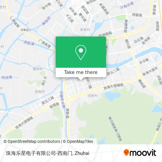 珠海乐星电子有限公司-西南门 map