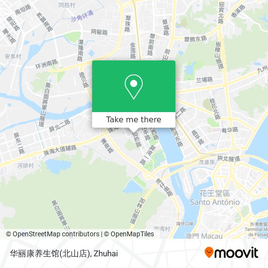 华丽康养生馆(北山店) map