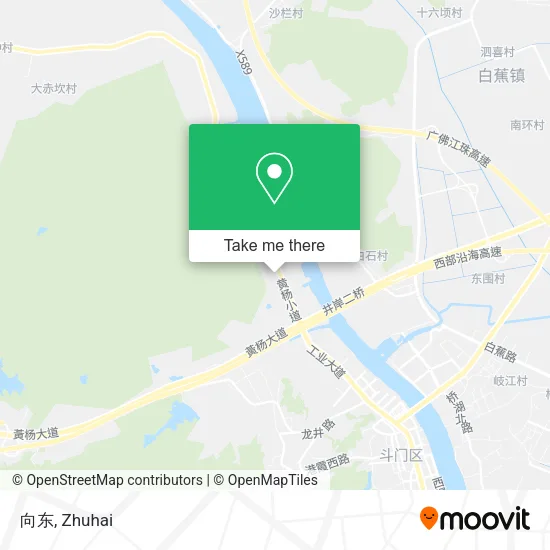 向东 map
