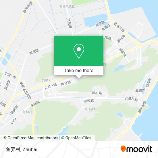 鱼弄村 map