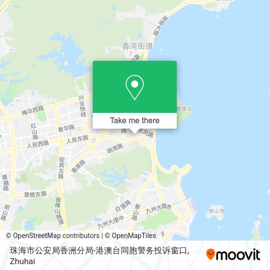 珠海市公安局香洲分局-港澳台同胞警务投诉窗口 map