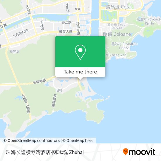 珠海长隆横琴湾酒店-网球场 map
