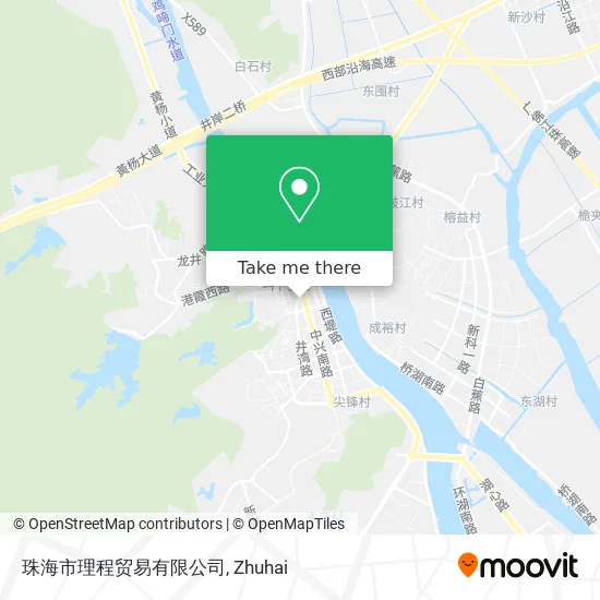 珠海市理程贸易有限公司 map