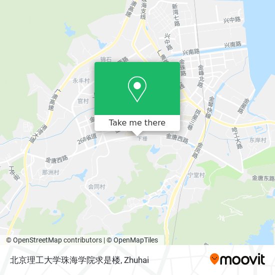 北京理工大学珠海学院求是楼 map