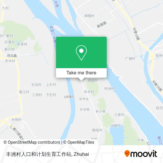 丰洲村人口和计划生育工作站 map