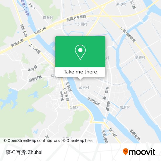 森祥百货 map