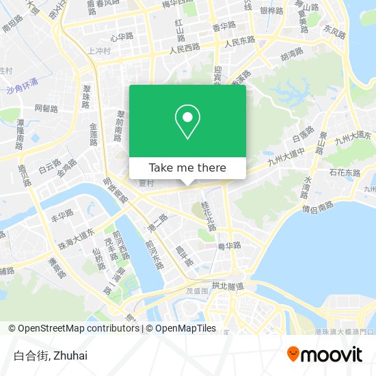 白合街 map