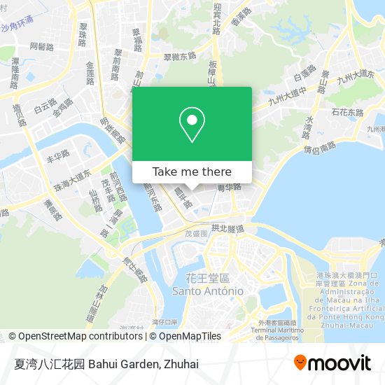 夏湾八汇花园 Bahui Garden map