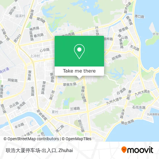 联浩大厦停车场-出入口 map