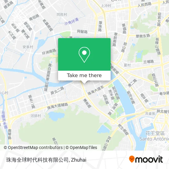 珠海全球时代科技有限公司 map