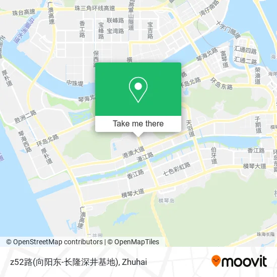 z52路(向阳东-长隆深井基地) map