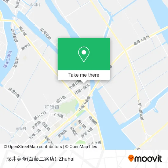 深井美食(白藤二路店) map