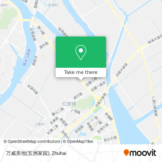 万威美地(五洲家园) map