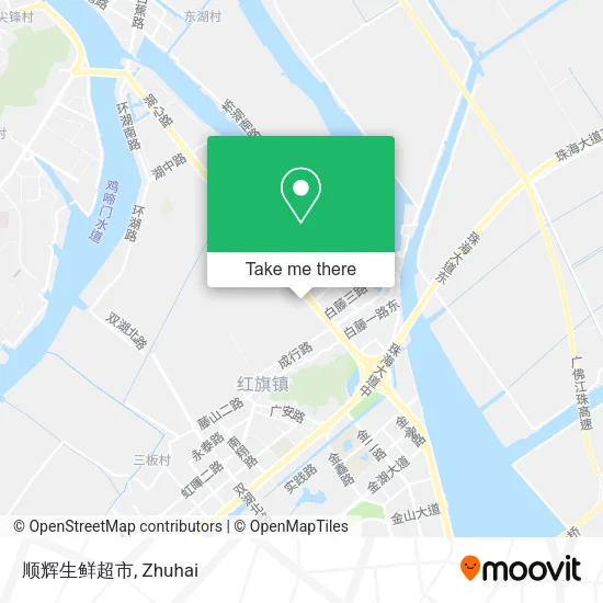 顺辉生鲜超市 map