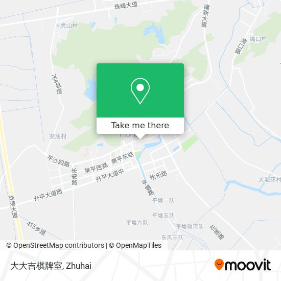 大大吉棋牌室 map