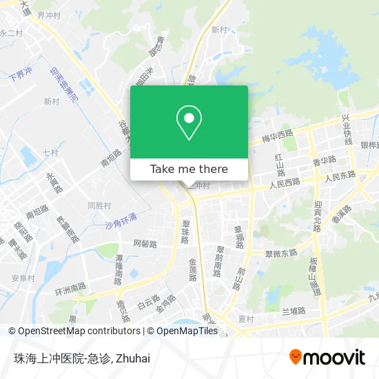珠海上冲医院-急诊 map