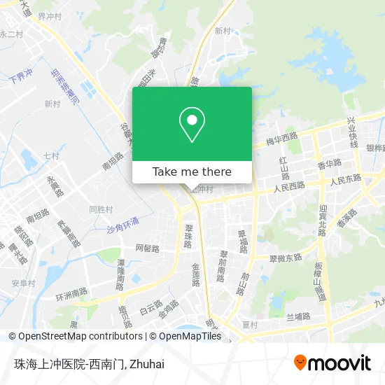 珠海上冲医院-西南门 map