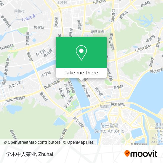 学木中人茶业 map