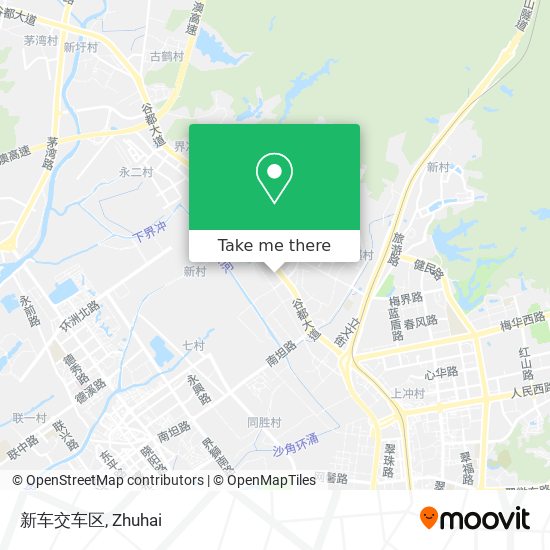 新车交车区 map