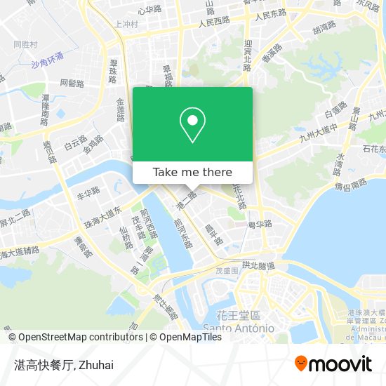 湛高快餐厅 map