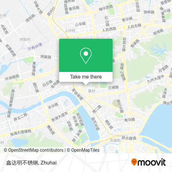鑫达明不锈钢 map