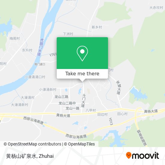 黄杨山矿泉水 map