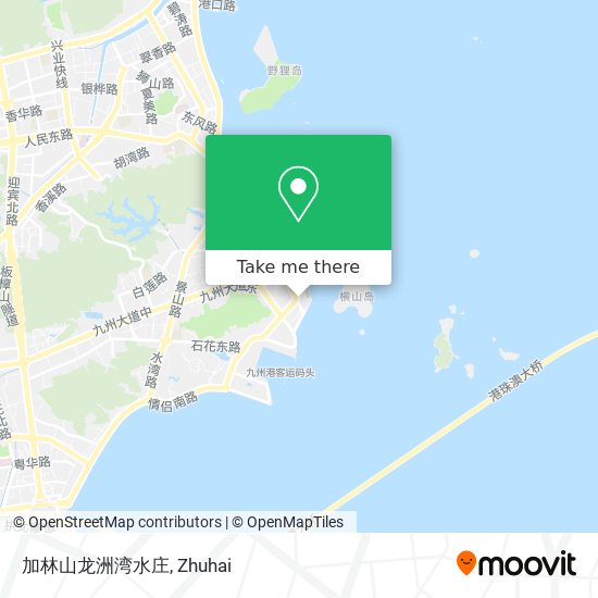 加林山龙洲湾水庄 map