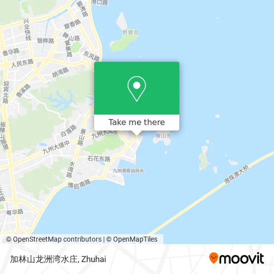 加林山龙洲湾水庄 map