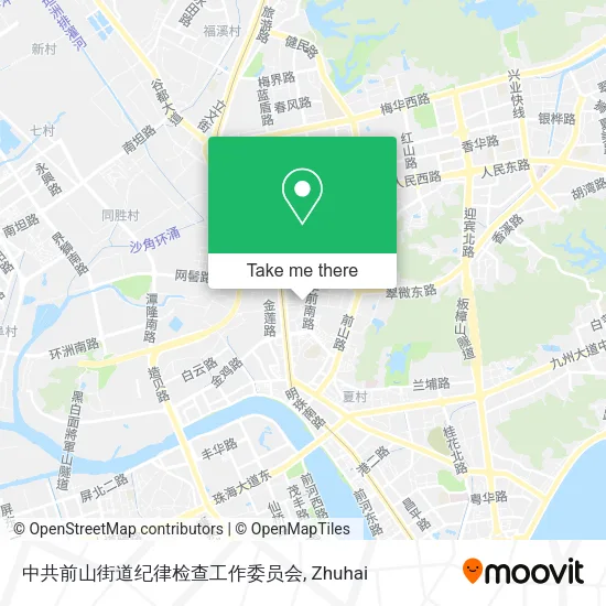中共前山街道纪律检查工作委员会 map