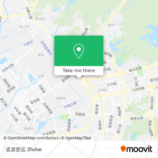 孟源货运 map