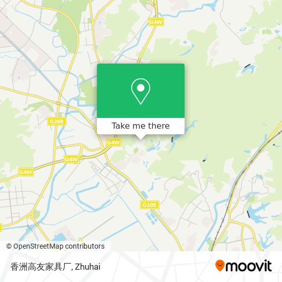 香洲高友家具厂 map