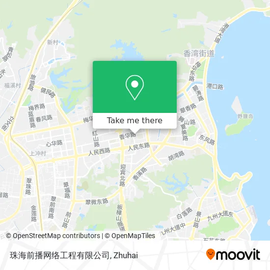 珠海前播网络工程有限公司 map