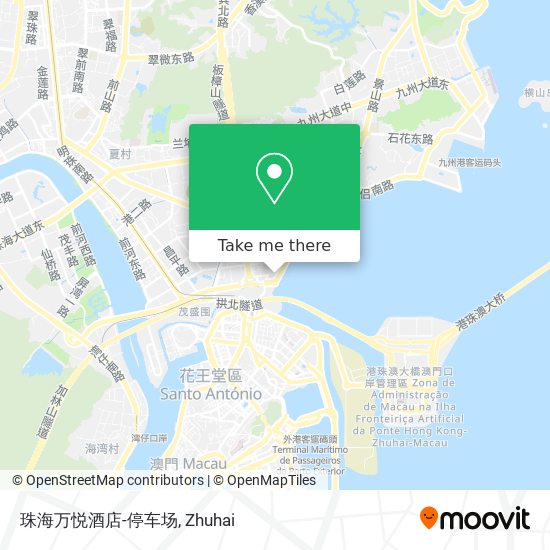 珠海万悦酒店-停车场 map