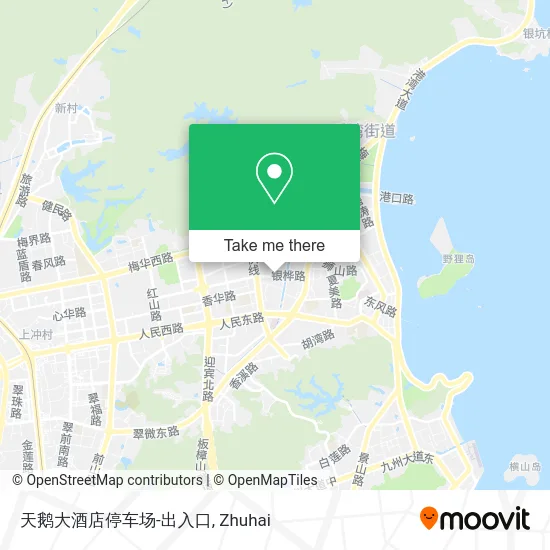 天鹅大酒店停车场-出入口 map
