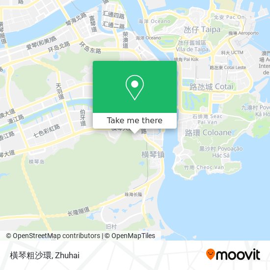 橫琴粗沙環 map