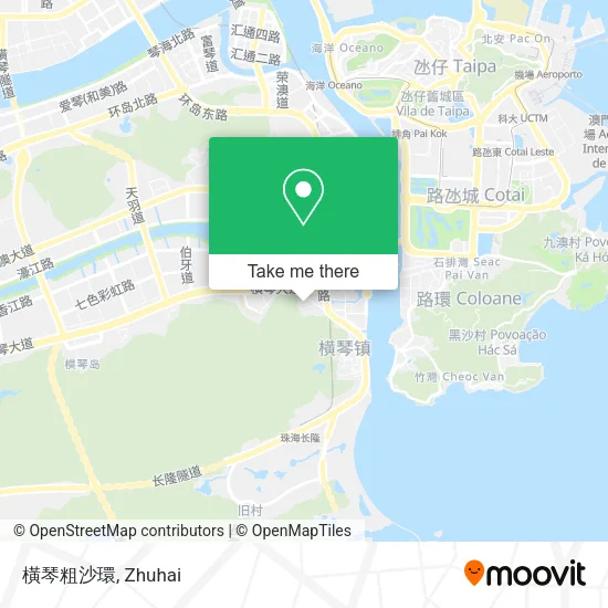 橫琴粗沙環 map