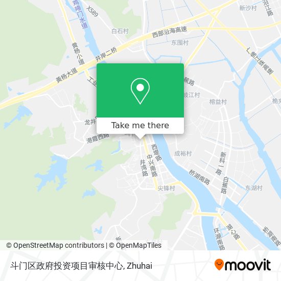 斗门区政府投资项目审核中心 map