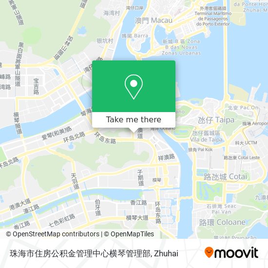珠海市住房公积金管理中心横琴管理部 map