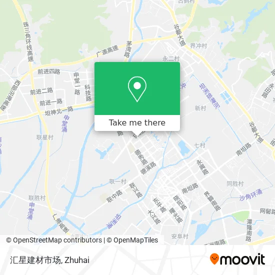 汇星建材市场 map