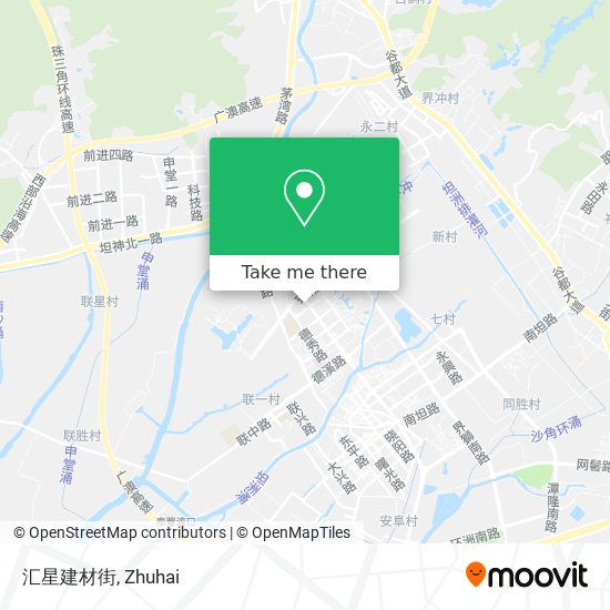 汇星建材街 map