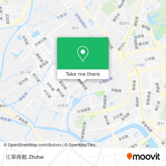 汇翠商都 map