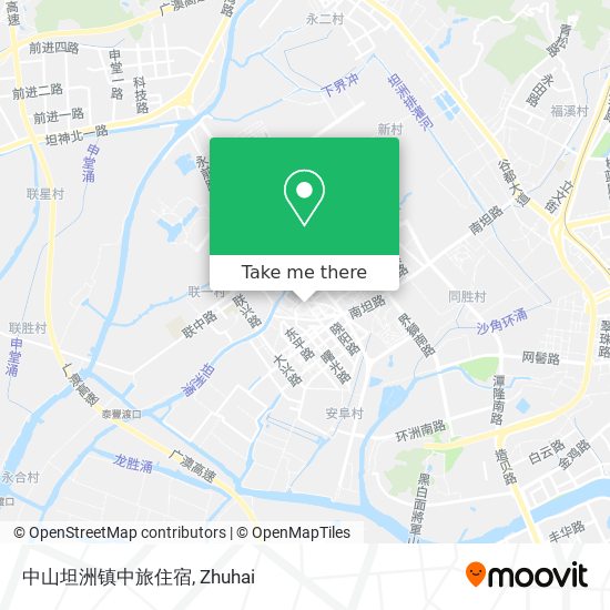 中山坦洲镇中旅住宿 map