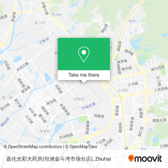嘉伦光彩大药房(坦洲金斗湾市场分店) map
