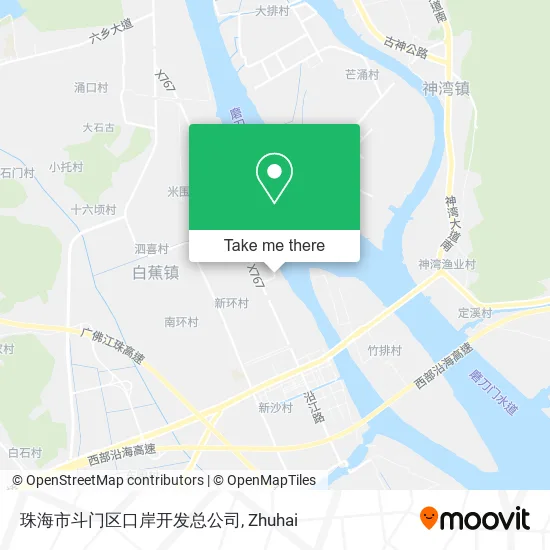 珠海市斗门区口岸开发总公司 map
