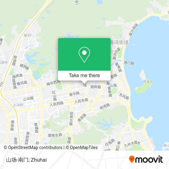 山场-南门 map