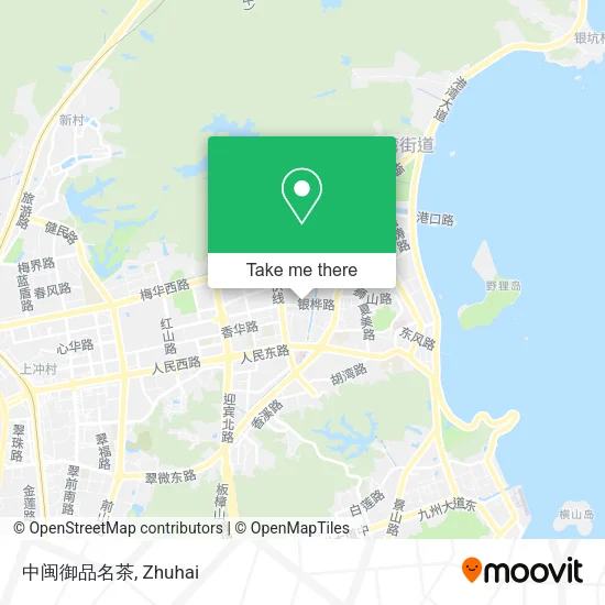 中闽御品名茶 map