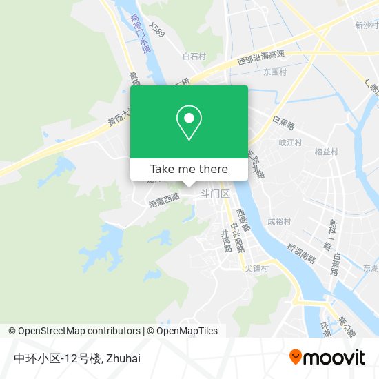中环小区-12号楼 map