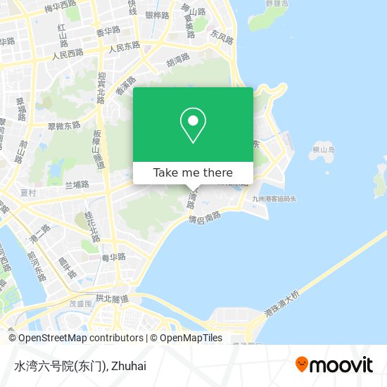 水湾六号院(东门) map